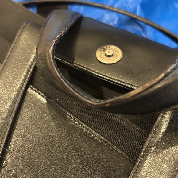 Coach Black Nylon with Leather Accent Shoulder Bag - Picture 12 of 12